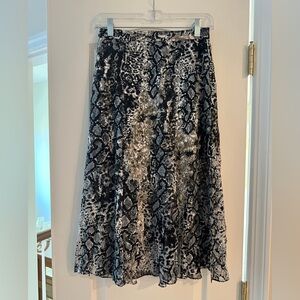 Alice + Olivia Snake Skin Print Skirt